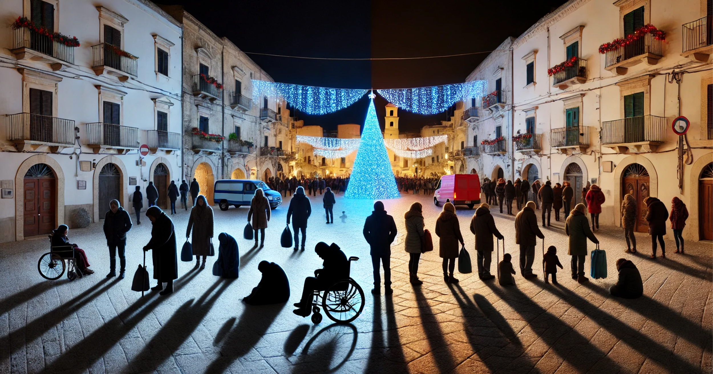 Quando le luci delle feste oscurano i bisogni delle persone