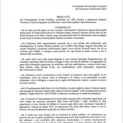 Adesione Alla Associazione Fra Enti Locali Avviso Pubblico Presentata Mozione 3